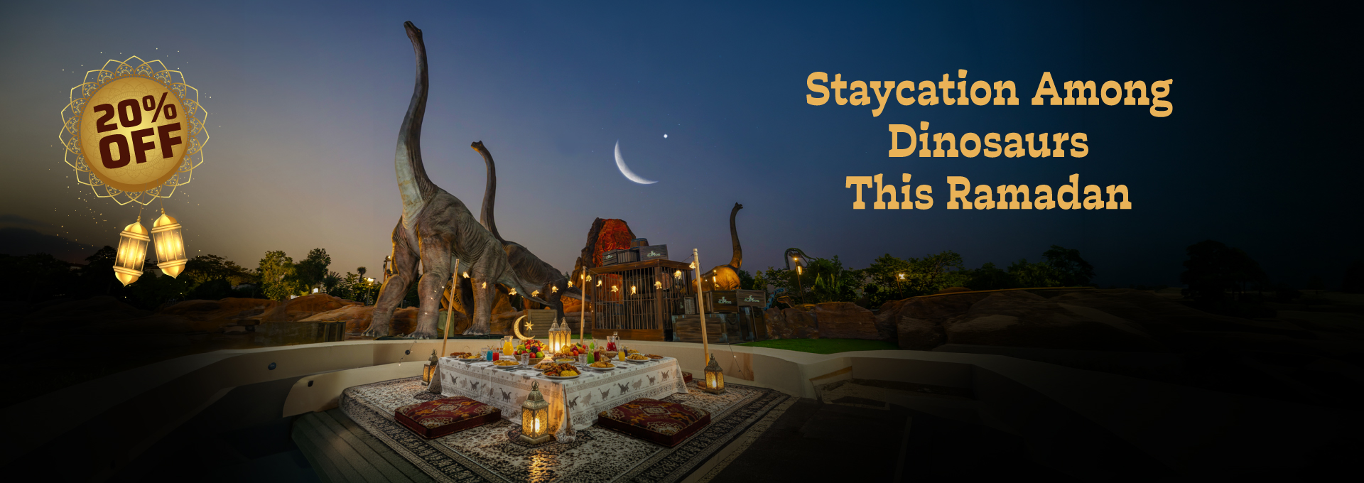 T-rex_glamping Premium sleepover with Dinos