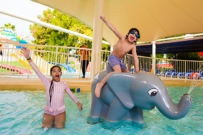 Legoland Waterpark Dubai Splash Safari Animal Pool Attraction
