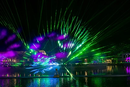Riverland Laser Show Attraction