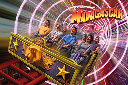 MOTIONGATE™ Dubai Attraction Madagascar Mad Pursuit