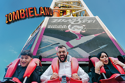 MOTIONGATE™ Dubai Attraction Zombieland Blast Off