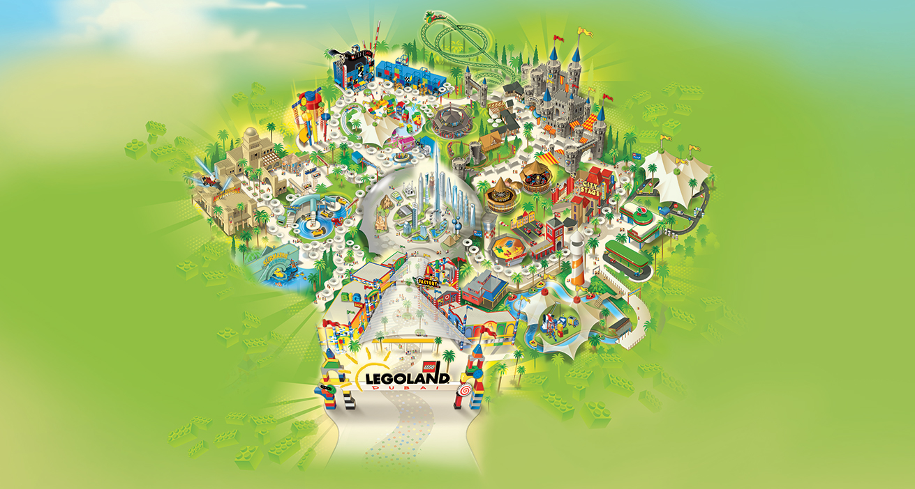 Legoland Dubai Map