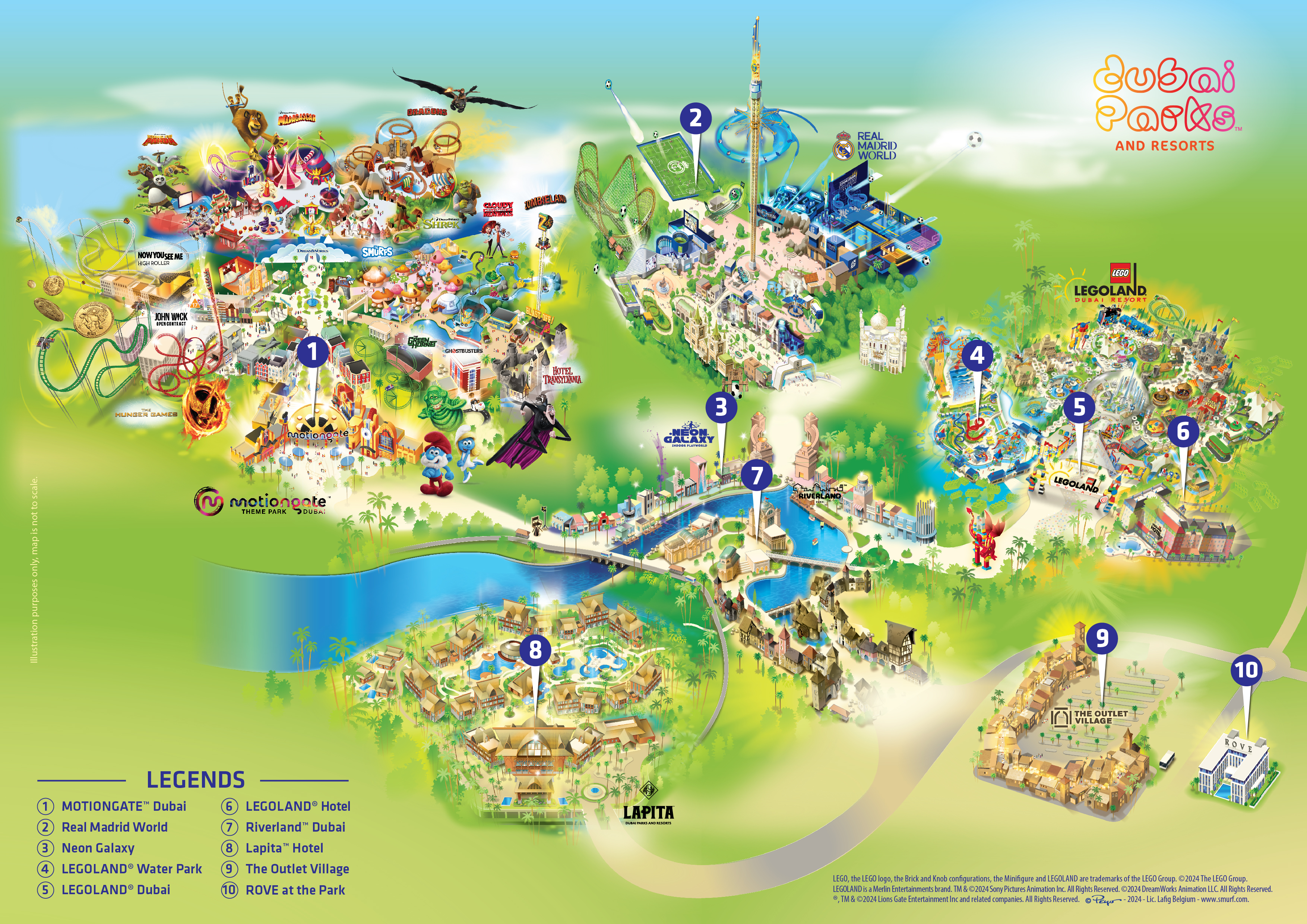 Restaurant Position Map