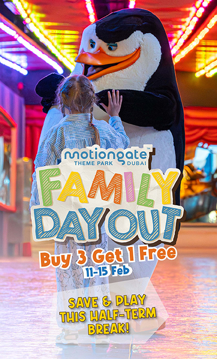 Family day out in Motiongate