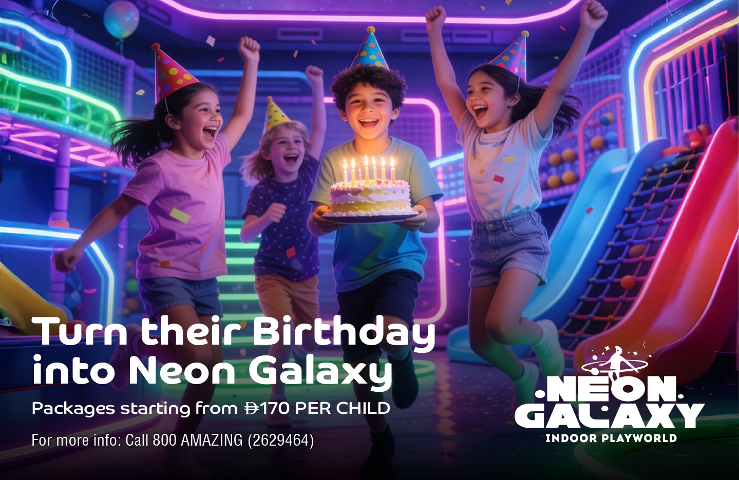 Neon Galaxy Cosmic Play Ground