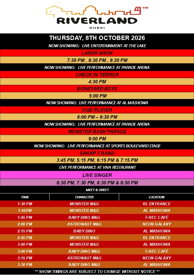 Show Timings