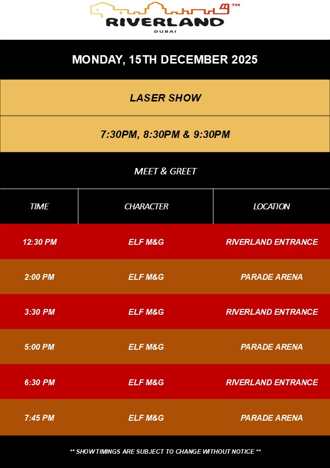Show Timings