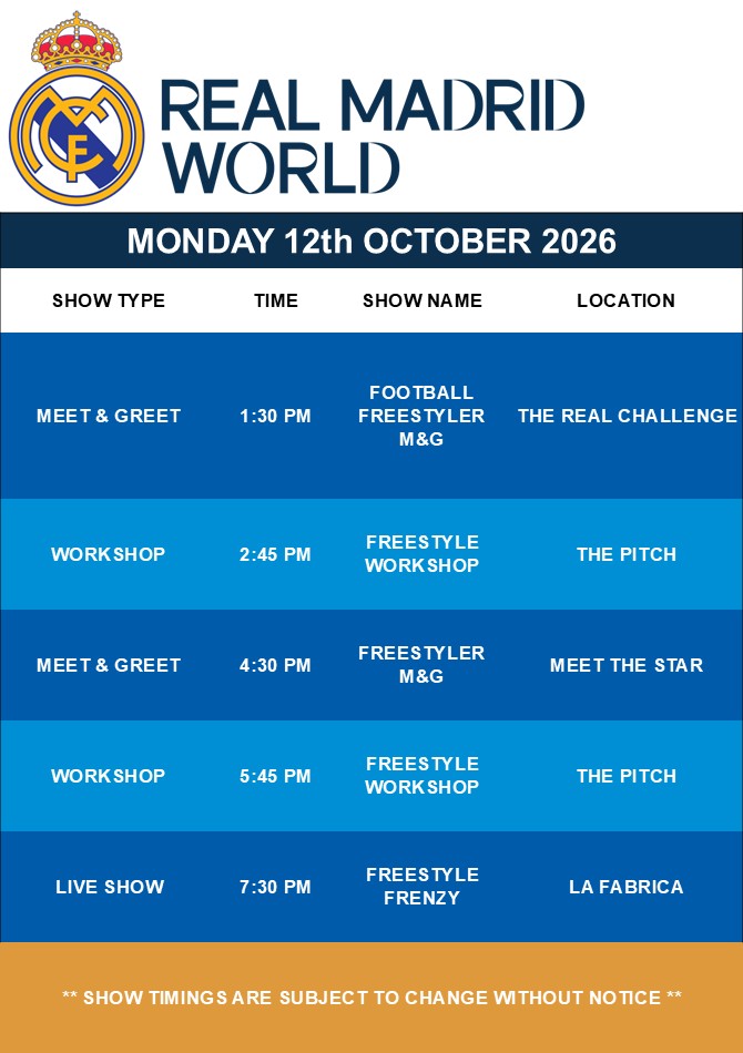 Show Timings