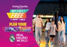 Real Madrid World - Buy 3 Tickets, Get 1 FREE